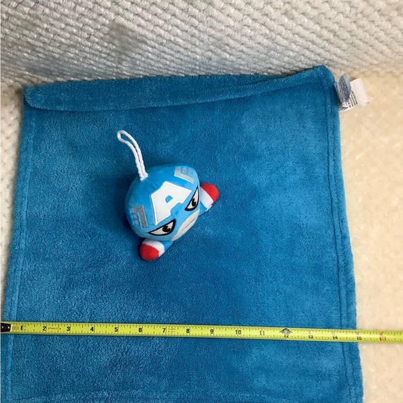 Miniso Marvel Captain America Plush Lovey Security Blanket Toy - Picture 15 of 16